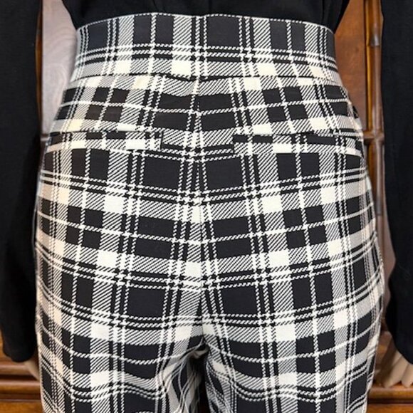 Iman 360 Slimming Plaid Baby Bell Ponte Pant - Picture 7 of 9